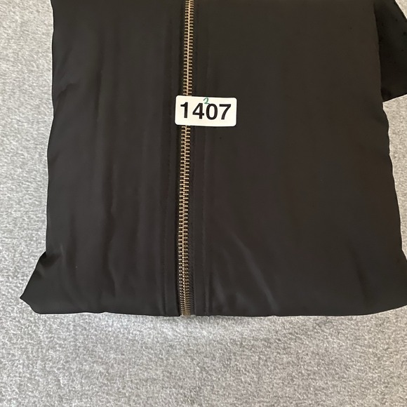 Killion MA-1 Bomber Jacket Men's Large Black Red Quilted Lining Streetwear Zip - Picture 13 of 13